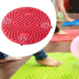 Foot Massage Mat Acupressure Mat Stand Up Pad for Game Bedroom Office Worker Red