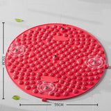 Foot Massage Mat Acupressure Mat Stand Up Pad for Game Bedroom Office Worker Red