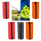 Tennis Ball Bag Portable Tennis Ball Basket for Pickleball Baseball Practice Red