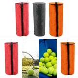 Tennis Ball Bag Portable Tennis Ball Basket for Pickleball Baseball Practice Red