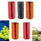 Tennis Ball Bag Portable Tennis Ball Basket for Pickleball Baseball Practice Red