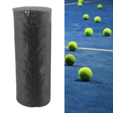 Tennis Ball Bag Portable Tennis Ball Basket for Pickleball Baseball Practice Black