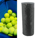 Tennis Ball Bag Portable Tennis Ball Basket for Pickleball Baseball Practice Black