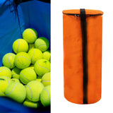 Tennis Ball Bag Portable Tennis Ball Basket for Pickleball Baseball Practice Orange