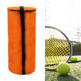 Tennis Ball Bag Portable Tennis Ball Basket for Pickleball Baseball Practice Orange