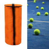 Tennis Ball Bag Portable Tennis Ball Basket for Pickleball Baseball Practice Orange