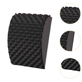 Back Massage Board Gift Soft Practical Back Stretcher for Yoga Hotel Pilates Black