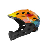 Bike Helmet for Kids Fashion Bicycle Helmet for Biking Outdoor Rock Climbing Orange