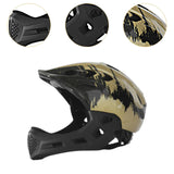 Bike Helmet for Kids Fashion Bicycle Helmet for Biking Outdoor Rock Climbing Khaki