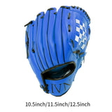 Baseball Glove for Kids Adults Teeball Glove Outfielders Mitt Softball Glove 10.5 Inch