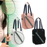 Tennis Racket Bag Tennis Bag for Badminton Racket Outdoor Activities Paddles Pink