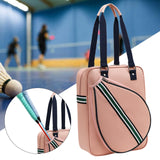 Tennis Racket Bag Tennis Bag for Badminton Racket Outdoor Activities Paddles Pink