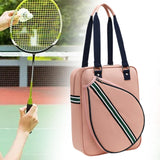 Tennis Racket Bag Tennis Bag for Badminton Racket Outdoor Activities Paddles Pink