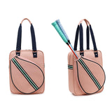 Tennis Racket Bag Tennis Bag for Badminton Racket Outdoor Activities Paddles Pink