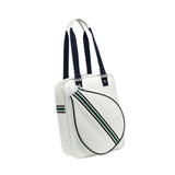 Tennis Racket Bag Tennis Bag for Badminton Racket Outdoor Activities Paddles White