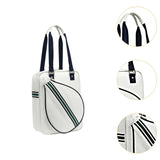 Tennis Racket Bag Tennis Bag for Badminton Racket Outdoor Activities Paddles White