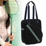 Tennis Racket Bag Tennis Bag for Badminton Racket Outdoor Activities Paddles Black