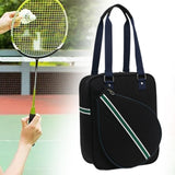 Tennis Racket Bag Tennis Bag for Badminton Racket Outdoor Activities Paddles Black