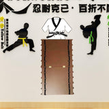 Karate Belt Display Rack Wall Mount Belt Display Hanging Holder Storage Rack