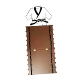 Karate Belt Display Rack Wall Mount Belt Display Hanging Holder Storage Rack