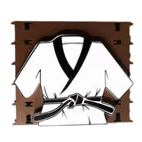 Karate Belt Display Rack Wall Mount Belt Display Hanging Holder Storage Rack