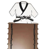 Karate Belt Display Rack Wall Mount Belt Display Hanging Holder Storage Rack