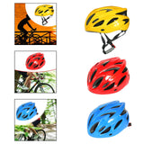 Bike Helmet for Adults 57cm-62cm for Outdoor Sports Bicycling Roller Skating Yellow