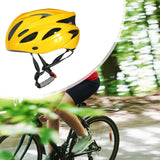 Bike Helmet for Adults 57cm-62cm for Outdoor Sports Bicycling Roller Skating Yellow