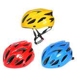 Bike Helmet for Adults 57cm-62cm for Outdoor Sports Bicycling Roller Skating Yellow