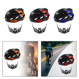 Bike Helmet Breathable Adjustable Bicycle Helmet for Biking Riding Bicycling Orange