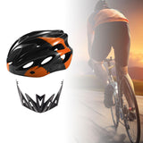 Bike Helmet Breathable Adjustable Bicycle Helmet for Biking Riding Bicycling Orange