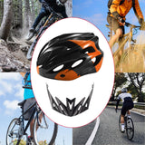 Bike Helmet Breathable Adjustable Bicycle Helmet for Biking Riding Bicycling Orange