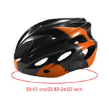 Bike Helmet Breathable Adjustable Bicycle Helmet for Biking Riding Bicycling Orange