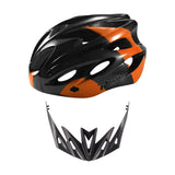 Bike Helmet Breathable Adjustable Bicycle Helmet for Biking Riding Bicycling Orange