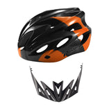 Bike Helmet Breathable Adjustable Bicycle Helmet for Biking Riding Bicycling Orange