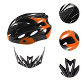 Bike Helmet Breathable Adjustable Bicycle Helmet for Biking Riding Bicycling Orange