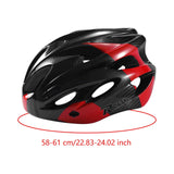 Bike Helmet Breathable Adjustable Bicycle Helmet for Biking Riding Bicycling Red