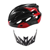 Bike Helmet Breathable Adjustable Bicycle Helmet for Biking Riding Bicycling Red