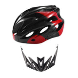 Bike Helmet Breathable Adjustable Bicycle Helmet for Biking Riding Bicycling Red