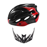 Bike Helmet Breathable Adjustable Bicycle Helmet for Biking Riding Bicycling Red