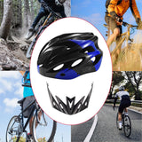 Bike Helmet Breathable Adjustable Bicycle Helmet for Biking Riding Bicycling Blue