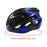 Bike Helmet Breathable Adjustable Bicycle Helmet for Biking Riding Bicycling Blue