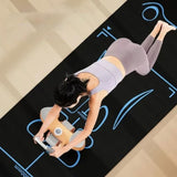 Exercise Mat for Roller Wheel Adults Yoga Mat for Training Pilates Indoor