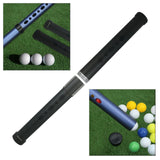 Golf Ball Retriever Portable Shagger Tube for Outdoor Driving Range Training Black