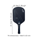 Pickleball Paddle 16mm Pickleball Racket for Power Control Beginners Players