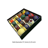 16x Pool Table Balls Multicolor Replacement Billiard Balls for Club Playroom