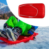 Winter Snow Sled for Adults Sand Board Sleigh for Sports Backyard Sand Red