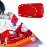 Winter Snow Sled for Adults Sand Board Sleigh for Sports Backyard Sand Red