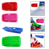 Winter Snow Sled for Adults Sand Board Sleigh for Sports Backyard Sand Red