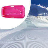 Winter Snow Sled for Adults Sand Board Sleigh for Sports Backyard Sand Pink